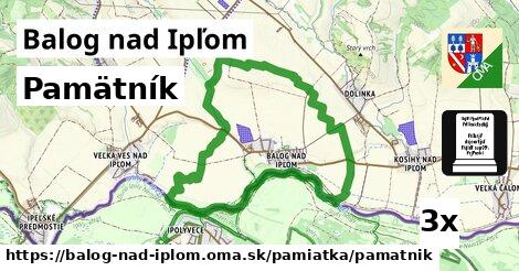 pamätník v Balog nad Ipľom