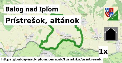 Prístrešok, altánok, Balog nad Ipľom