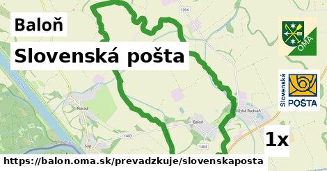 Slovenská pošta, Baloň