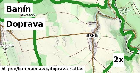 doprava v Banín