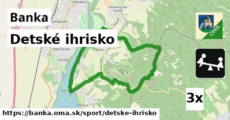 Detské ihrisko, Banka