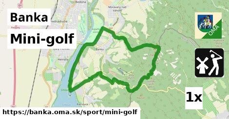 Mini-golf, Banka
