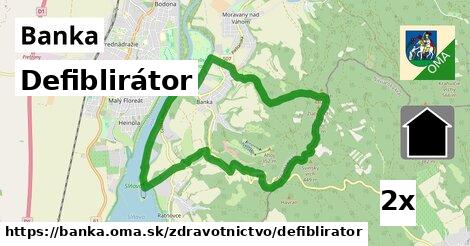 defiblirátor v Banka