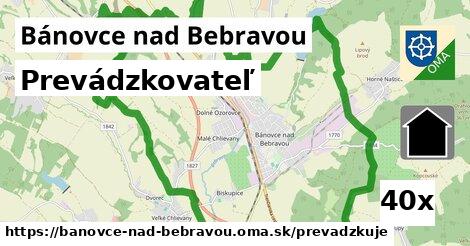 prevádzkovateľ v Bánovce nad Bebravou