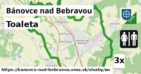 Toaleta, Bánovce nad Bebravou