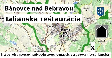 Talianska reštaurácia, Bánovce nad Bebravou