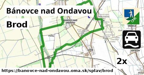 Brod, Bánovce nad Ondavou