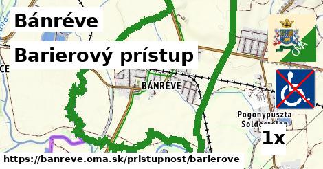 barierový prístup v Bánréve