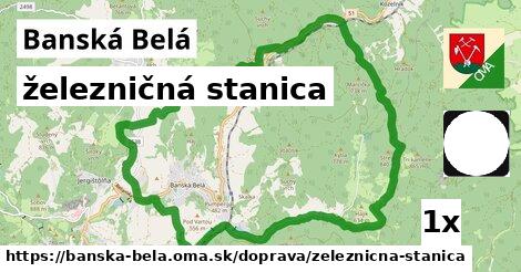 železničná stanica, Banská Belá