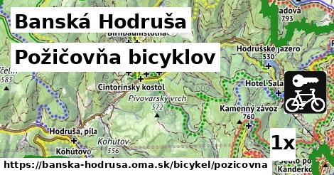 požičovňa bicyklov v Banská Hodruša