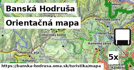 Orientačná mapa, Banská Hodruša