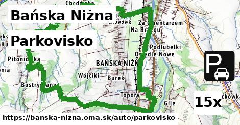 parkovisko v Bańska Niżna