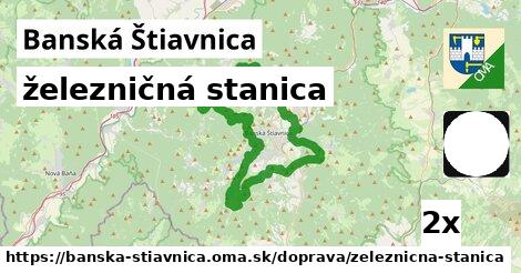 železničná stanica, Banská Štiavnica