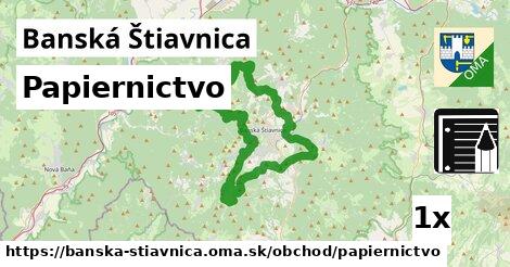 Papiernictvo, Banská Štiavnica
