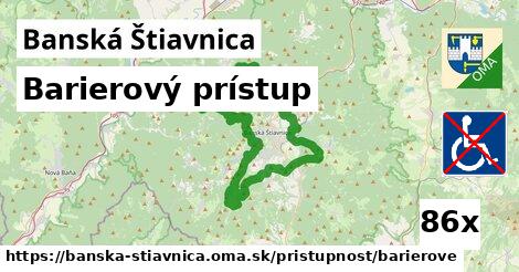 Barierový prístup, Banská Štiavnica