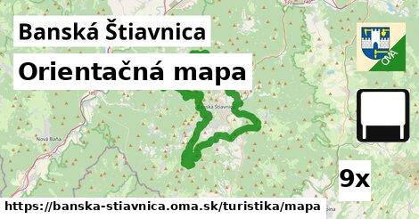 Orientačná mapa, Banská Štiavnica