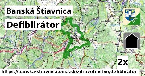 defiblirátor v Banská Štiavnica