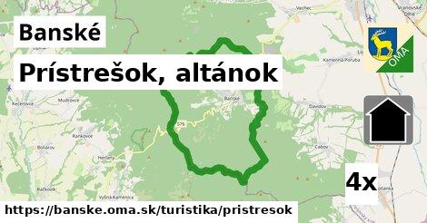 Prístrešok, altánok, Banské