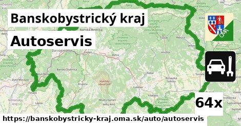 Autoservis, Banskobystrický kraj