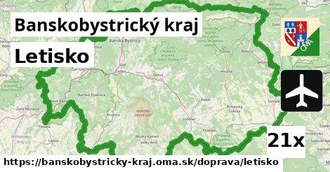 Letisko, Banskobystrický kraj