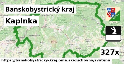 Kaplnka, Banskobystrický kraj