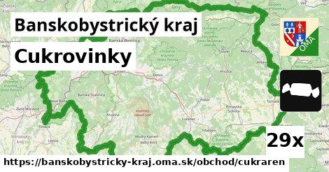 Cukrovinky, Banskobystrický kraj