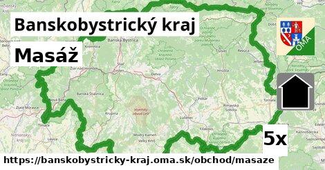 Masáž, Banskobystrický kraj