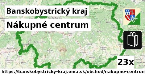 Nákupné centrum, Banskobystrický kraj