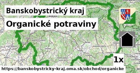 Organické potraviny, Banskobystrický kraj