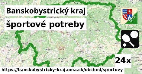 športové potreby, Banskobystrický kraj