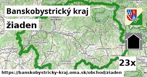 žiaden, Banskobystrický kraj