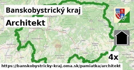 Architekt, Banskobystrický kraj