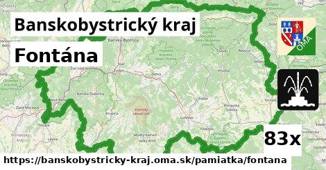 Fontána, Banskobystrický kraj