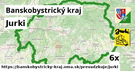 Jurki, Banskobystrický kraj