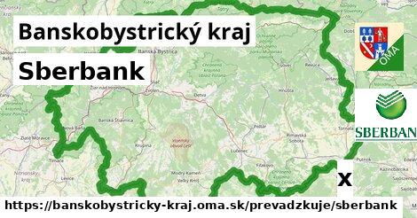 Sberbank, Banskobystrický kraj