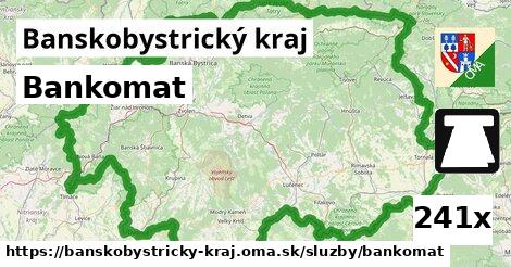 Bankomat, Banskobystrický kraj