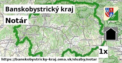 Notár, Banskobystrický kraj