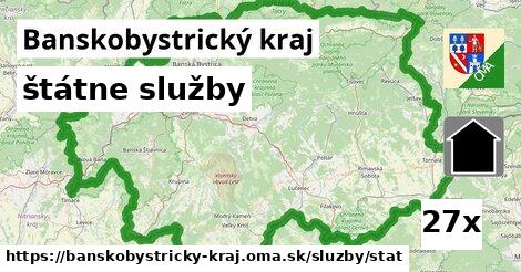 štátne služby, Banskobystrický kraj