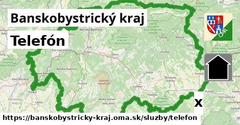 Telefón, Banskobystrický kraj