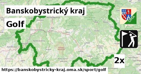 Golf, Banskobystrický kraj