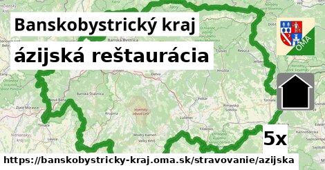 ázijská reštaurácia, Banskobystrický kraj