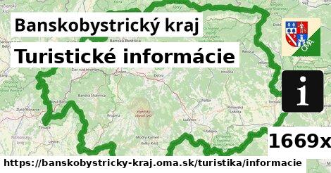 Turistické informácie, Banskobystrický kraj