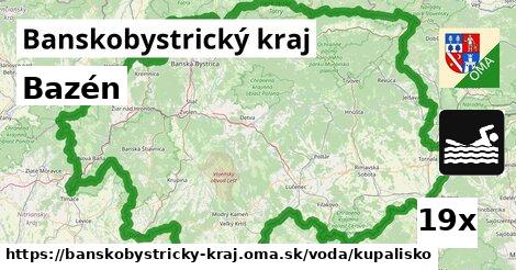 Bazén, Banskobystrický kraj