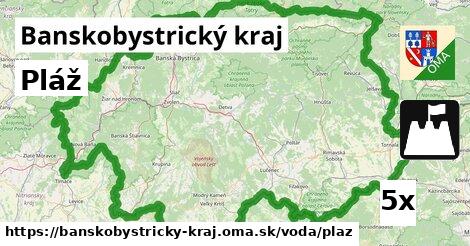 Pláž, Banskobystrický kraj