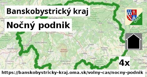 Nočný podnik, Banskobystrický kraj