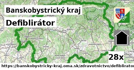 Defiblirátor, Banskobystrický kraj