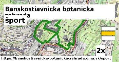 šport v Banskostiavnicka botanicka zahrada