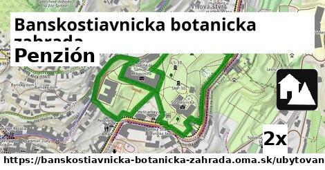 Penzión, Banskostiavnicka botanicka zahrada