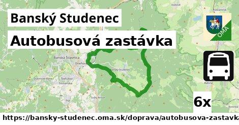 Autobusová zastávka, Banský Studenec