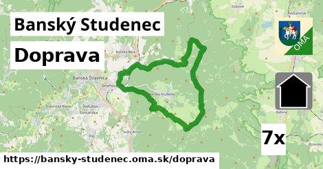 doprava v Banský Studenec